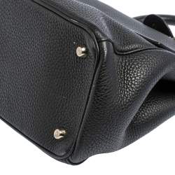 Pre Owned Dior Black Leather Small Be Dior Flap Top Handle Bag