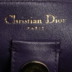 مملوكة مسبقًا حقيبة يد توتس ديور ديوريسيمو شوبر جلد بني فاتح كبيرة