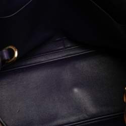 مملوكة مسبقًا حقيبة يد توتس ديور ديوريسيمو شوبر جلد بني فاتح كبيرة