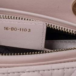 مملوكة مسبقًا Dior Blush Pink Cannage Leather Medium Lady Dior Tote