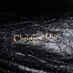 Pre Owned Dior Black Shine Leather Saddle Waist Belt Bag
