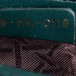 مملوكة مسبقًا حقيبة  يد توتس ديور مي ليدي ديور جلد كاناج أخضر صغيرة