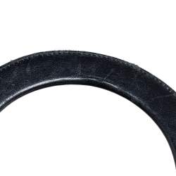 Pre Owned حقيبة يد توتس ديور ليدي ديور جلد أسود كبيرة