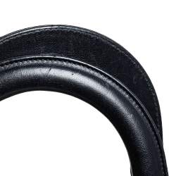 Pre Owned حقيبة يد توتس ديور ليدي ديور جلد أسود كبيرة