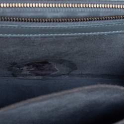 Pre Owned حقيبة كتف ديور ديوراما جلد أزرق صغيرة