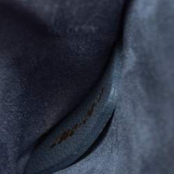 Pre Owned حقيبة كتف ديور ديوراما جلد أزرق صغيرة