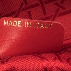 Pre Owned Dior Black Cannage Fabric Vintage Satchel