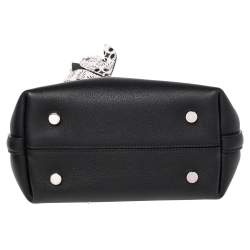 Pre Owned حقيبة يد توتس ديور بلوسوم جلد محبب أسود صغيرة