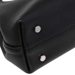 Pre Owned حقيبة يد توتس ديور بلوسوم جلد محبب أسود صغيرة