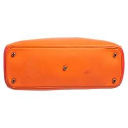 Pre Owned حقيبة يد توتس ديور ديوريسيمو جلد عجل برتقالي/ وردي ثلاثية اللون متوسطة