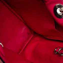 Pre Owned حقيبة يد توتس ديور ديوريسيمو جلد عجل برتقالي/ وردي ثلاثية اللون متوسطة