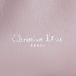 Pre Owned حقيبة يد توتس ديور بار مفتوح جلد أسود 