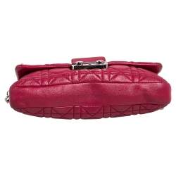 Pre Owned حقيبة كلتش ديور سلسلة نيو لوك جلد كاناج بيج لامع