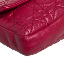 Pre Owned حقيبة كلتش ديور سلسلة نيو لوك جلد كاناج بيج لامع