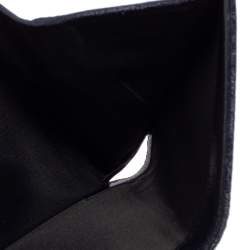 مملوكة مسبقًا Dior Blue Crinkled Leather Diorama Trifold Wallet