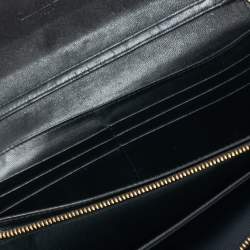 Pre Owned Dior Black Cannage Leather Lady Dior Wallet 