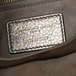 مملوكة مسبقًا Dior Gold Cannage Leather Medium Lady Dior Tote