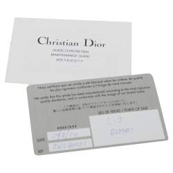 Pre Owned حقيبة كتف ديور غوتشو سادل جلد وكانفاس أخضر/بني كبيرة