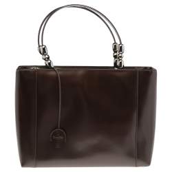 مملوكة مسبقًا Dior Dark Brown Leather Malice Tote