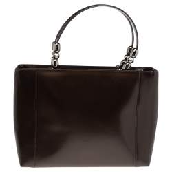 مملوكة مسبقًا Dior Dark Brown Leather Malice Tote