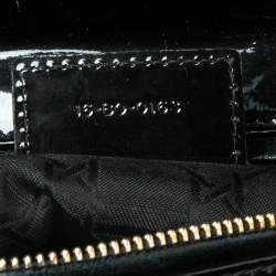 مملوكة مسبقًا Dior Black Cannage Patent Leather Large Lady Dior Tote