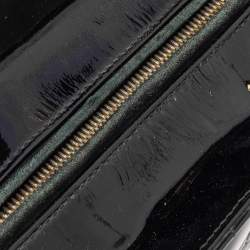 مملوكة مسبقًا Dior Black Cannage Patent Leather Large Lady Dior Tote