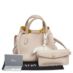 Dior Powder Pink Leather Small Blossom Tote