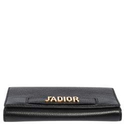 Pre Owned Dior Black Leather J'Adior Croisiere Wallet on Chain