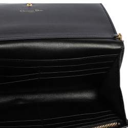 Pre Owned Dior Black Leather J'Adior Croisiere Wallet on Chain