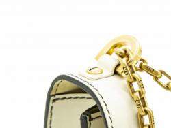 مملوكة مسبقًا Dior White Leather Small J'adior Shoulder Bag