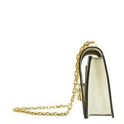 مملوكة مسبقًا Dior White Leather Small J'adior Shoulder Bag