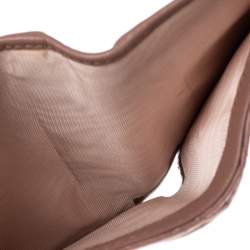 Pre Owned محفظة ديور ديوراما جلد رصاصي ثلاثية الطي