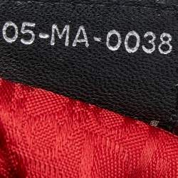 مملوكة مسبقًا حقيبة يد توتس ديور ليدى كبيرة جلد كاناج أسود 