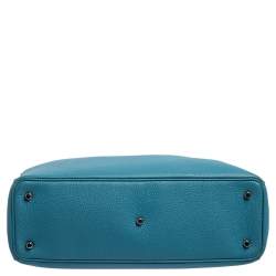 Pre Owned حقيبة يد توتس ديور ديوريسيمو شوبرجلد أزرق كبيرة 