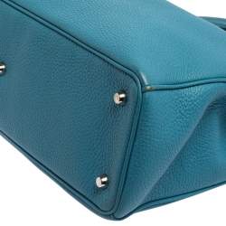 Pre Owned حقيبة يد توتس ديور ديوريسيمو شوبرجلد أزرق كبيرة 