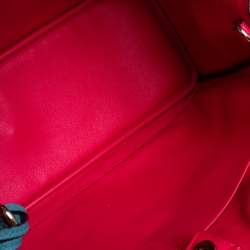 Pre Owned حقيبة يد توتس ديور ديوريسيمو شوبرجلد أزرق كبيرة 