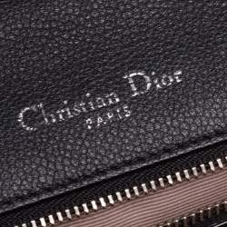 Dior Black Leather Large Diorama Flap Shoulder Bag