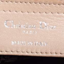 مملوكة مسبقًا Dior Beige Cannage Quilted Leather Large Lady Dior Tote