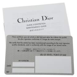 Pre Owned Dior Grey Cannage Leather Flap Hobo