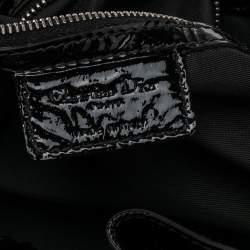 Pre Owned Dior Black Cannage Patent Leather Le Trente Hobo