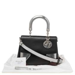Pre Owned Dior Multicolor Leather Small Be Dior Flap Top Handle Bag