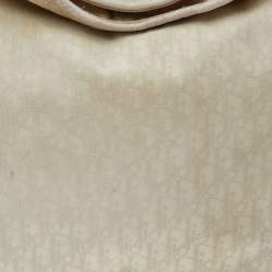 Pre Owned Dior Cream Oblique Canvas And Leather Ethnic Hobo