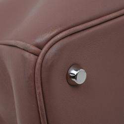 Pre Owned Dior Light Brown Leather Large Diorissimo Shopper Tote