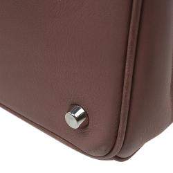 Pre Owned Dior Light Brown Leather Large Diorissimo Shopper Tote