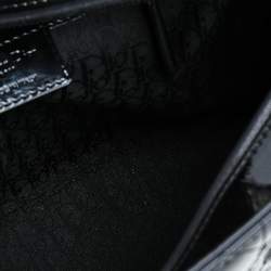 Pre Owned Dior Black Cannage Patent Leather Large Lady Dior Tote