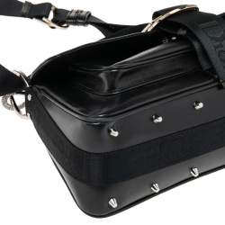 مملوكة مسبقًا حقيبة كتف ديور هاردكور كانفاس مقوى أسود