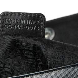 مملوكة مسبقًا حقيبة كتف ديور هاردكور كانفاس مقوى أسود