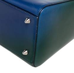 مملوكة مسبقًا Dior Ombre Multicolor Leather Medium Lady Dior Tote