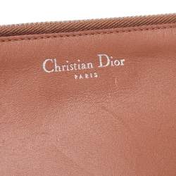 Pre Owned Dior Brown Leather Medium Diorissimo Shopper Tote