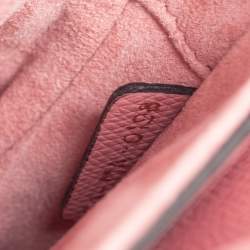Pre Owned Dior Pink Leather Saddle Shoulder Bag